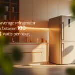 how many watts does a refrigerator use