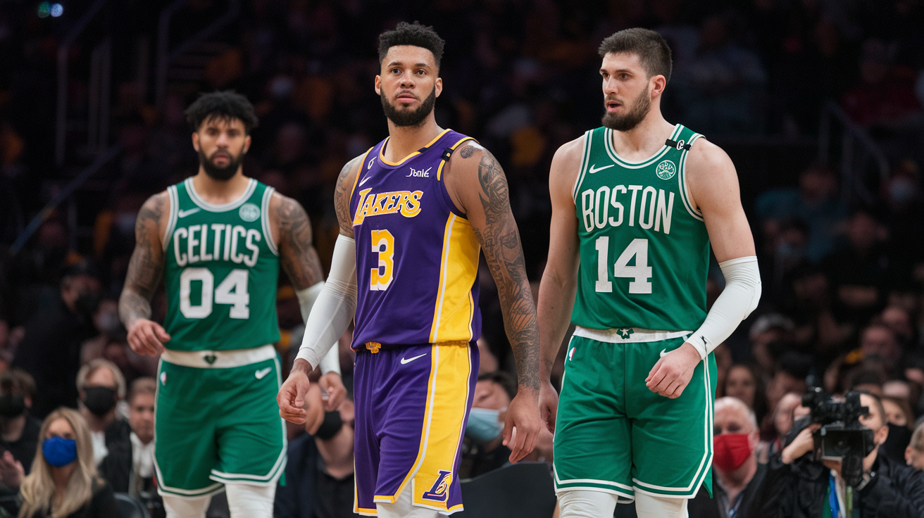 lakers vs boston celtics match player stats ghaznfer